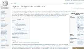 
							         Imperial College School of Medicine - Wikipedia								  
							    