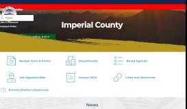 
							         Imperial County Website								  
							    