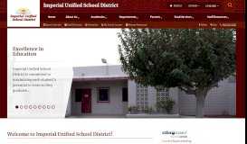 
							         Imperial Unified School District Office - Home								  
							    