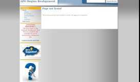 
							         Implementation - APO Region Realignment - Google Sites								  
							    