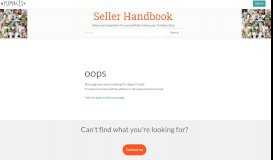 
							         Important changes to your Yumbles account – Seller Handbook								  
							    