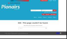 
							         Important Information - Air Canada Pionairs								  
							    