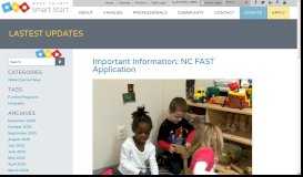 
							         Important Information: NC FAST Application - Wake County Smart ...								  
							    
