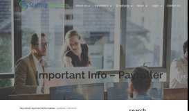 
							         Important Information - Payroll - Staffing Solutions Enterprises								  
							    