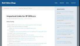 
							         Important Links for IP Officers - Bob Fabien Zinga								  
							    