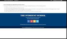 
							         IMPORTANT LINKS - Ivymount Parent Portal - The Ivymount School								  
							    