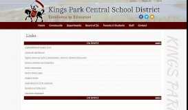 
							         Important Links - Kings Park Central School District								  
							    