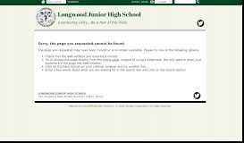 
							         Important Links - Longwood Junior High School								  
							    