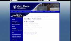 
							         Important Parent Links - West Haven High School								  
							    