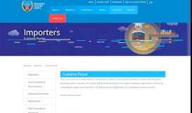
							         Importers-Customs Portal - Maldives Customs Service								  
							    