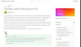 
							         Impossible to update credit card payment info? | Adobe Community ...								  
							    