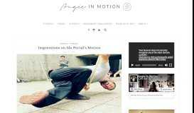 
							         Impressions on Ido Portal's Motion – Fitness Lifestyle Blog								  
							    