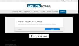 
							         Impressum - digital-sales - Vertrieb								  
							    