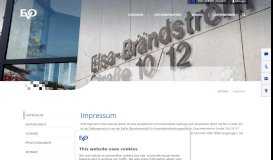 
							         Impressum - EVO Payments International GmbH								  
							    