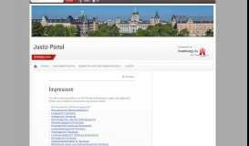 
							         Impressum - Justiz-Portal - Justizportal Hamburg - Hamburg.de								  
							    