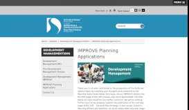 
							         IMPROVE Planning Applications - Derry City & Strabane								  
							    