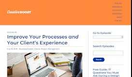 
							         Improve Your Processes and Your Client's Experience - Design ...								  
							    