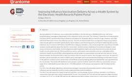 
							         Improving Influenza Vaccination Delivery Across a Health System by ...								  
							    