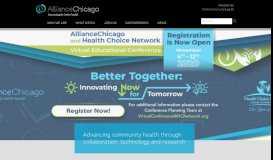 
							         Improving Population Health & Chronic Care ... - Alliance of Chicago								  
							    