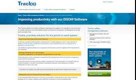 
							         Improving productivity with our ISSOW Software - Tracks								  
							    