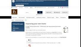 
							         Improving your own home - the St Leger MyService Portal								  
							    