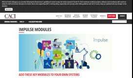 
							         Impulse Modules | CACI								  
							    