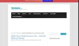 
							         IMSU Post UTME Result is Out - 2018/2019 [See How to Check]								  
							    