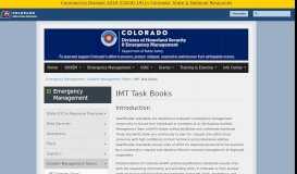 
							         IMT Task Books | Division of Homeland Security and Emergency ...								  
							    