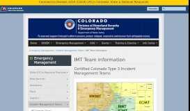
							         IMT Team Information | Division of Homeland Security and Emergency ...								  
							    