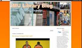 
							         IMU Library Blog								  
							    