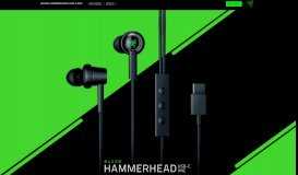 
							         In-Ear Headsets - Razer Hammerhead USB-C ANC								  
							    