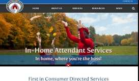
							         In-Home Attendant Services: Welcome								  
							    
