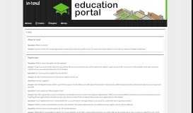 
							         In-tend Education Portal Tendering Site - FAQ								  
							    