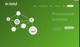 
							         In-tend Ltd - Procurement Solutions								  
							    