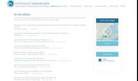 
							         In the Media | Northeast Ocean Data Portal								  
							    