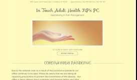 
							         In Touch Adult Health NP's PC								  
							    