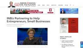
							         INBiz Partnering to Help Entrepreneurs, Small Businesses - Inside ...								  
							    