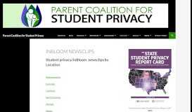 
							         inBloom Newsclips | Parent Coalition for Student Privacy								  
							    