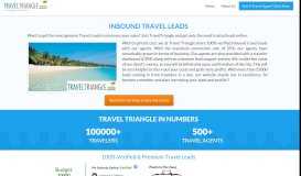 
							         Inbound Travel Leads - TravelTriangle								  
							    