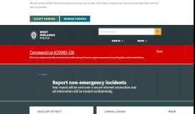 
							         Incident report | West Midlands Police								  
							    