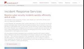 
							         Incident Response & Disaster Recovery Services | Mandiant | FireEye								  
							    