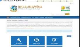 
							         Início - Portal da Transparência Prefeitura Matipó - MG								  
							    