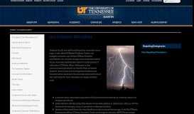 
							         Inclement Weather - UTM.edu								  
							    