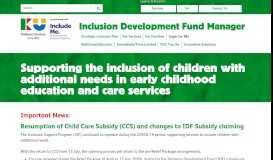 
							         Inclusion Development Fund Manager - Home								  
							    