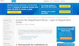 
							         Income Tax Login & Registration FREE Guide - IT Department ...								  
							    