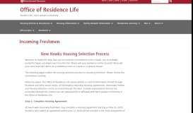 
							         Incoming Freshmen | Office of Residence Life | Saint Joseph's University								  
							    