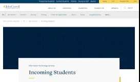 
							         Incoming Students – Information Technology Services - John Carroll ...								  
							    