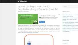 
							         Indane Gas Login, New User ID Registration, Forgot Password [How ...								  
							    