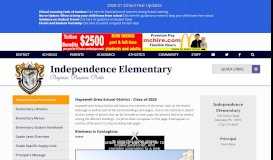 
							         Independence Elementary - Hopewell Area School District								  
							    