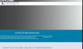 
							         Independence University - An Accredited Online University								  
							    